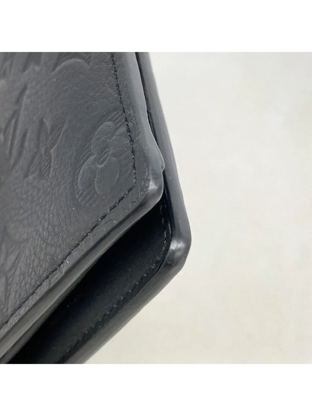 Louis Vuitton Wallet Monogram Shadow Portefeuille Brazza Black